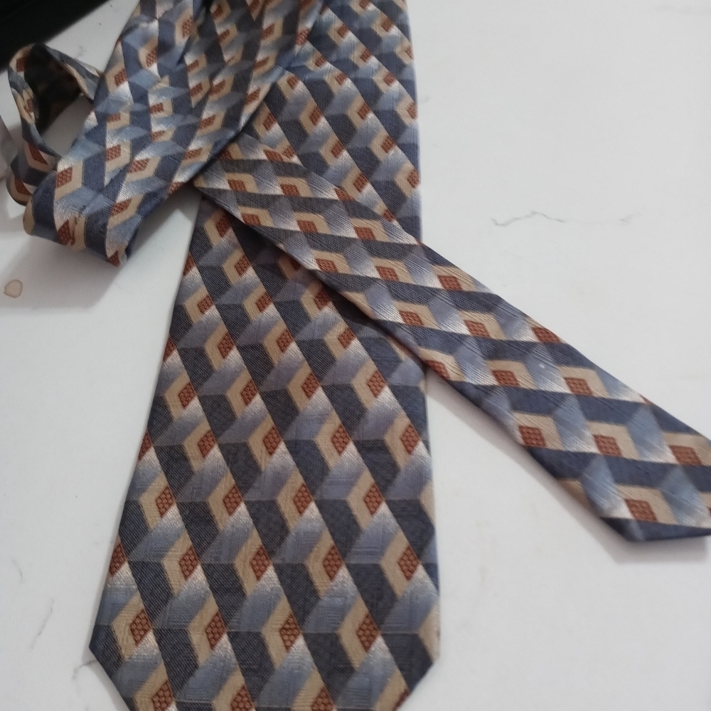Dion Collection 100% Italian Silk Designer Classic Men's Necktie 59"/4" - Picture 7 of 8